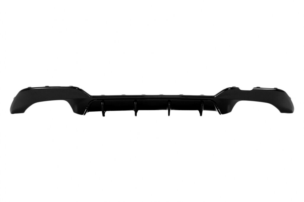 Galinio bamperio difuzorius, tinkantis BMW 3 serijos G20 G28 Sedan G21 Touring (2018-up) M340i Design Black