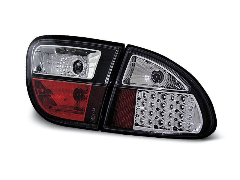 JUODOS LED GALINĖS ŽIBINTAI SEAT LEON 99-04