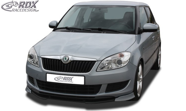 RDX priekinis spoileris VARIO-X SKODA Fabia 2 Typ 5J 2010+ (taip pat skirtas Roomster ir Praktik)