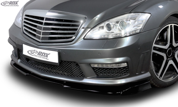 RDX priekinis spoileris VARIO-X MERCEDES S-klasės W221 AMG 2009+ (tinka AMG ir automobiliams su AMG priekiniu bamperiu)