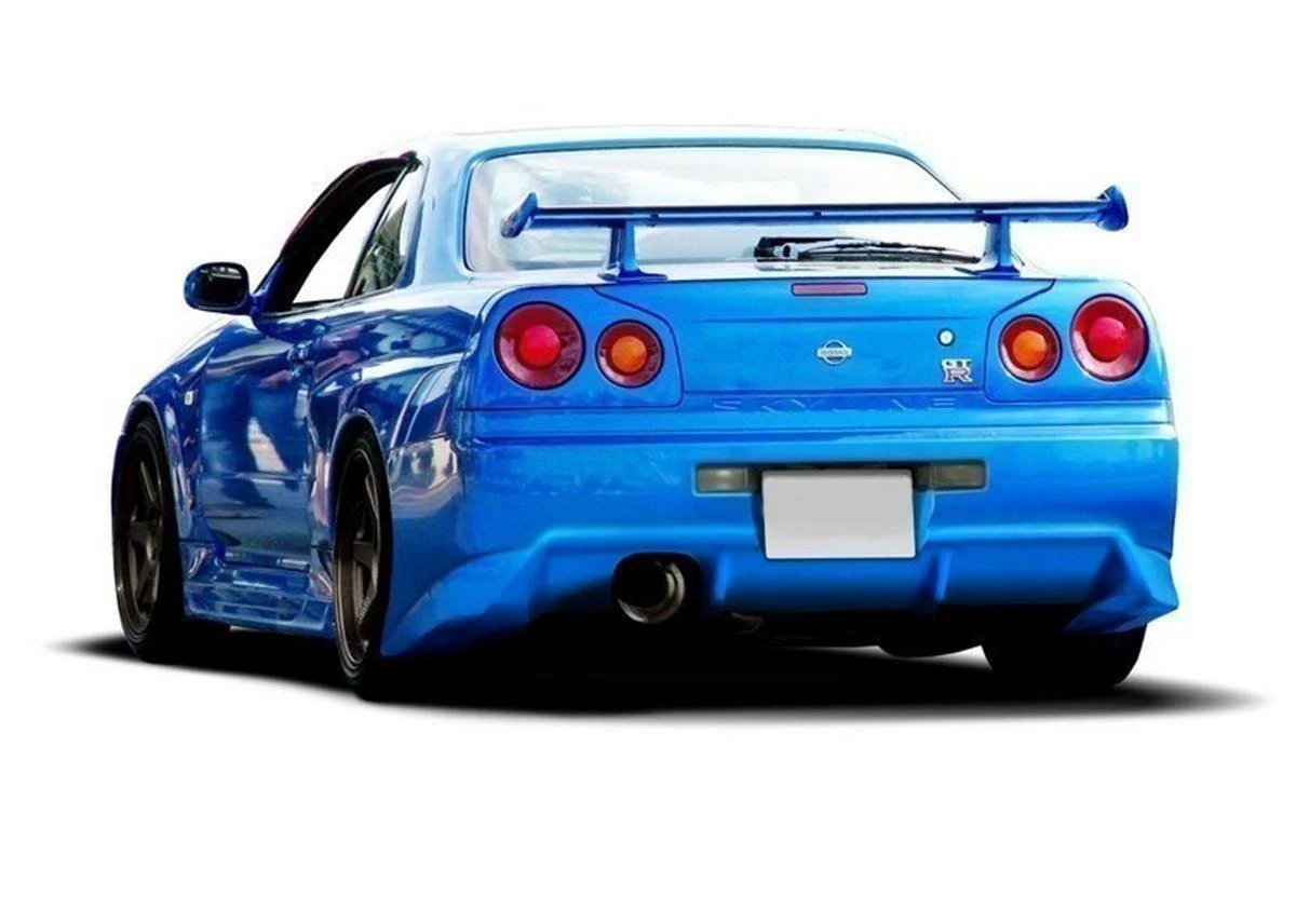 NISSAN R34 GTR galinis bamperis