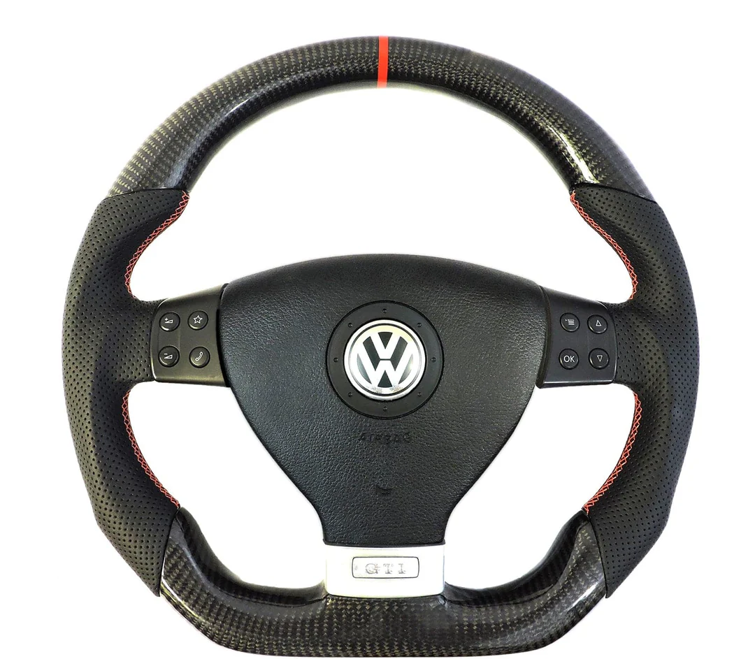 EZT anglies pluošto perforuotas vairas (VW MK5)
