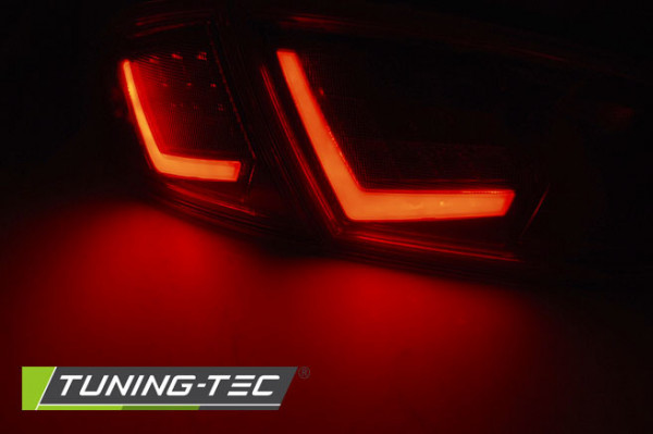 Raudoni galiniai LED žibintai, tinkantys „Seat Leon“ 03.09-12