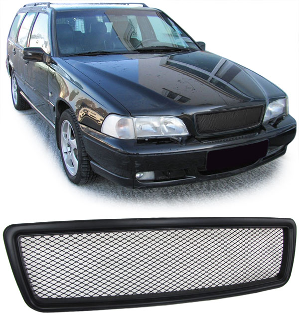 R Sport priekinės grotelės / juodas tinklelis Volvo C70 / V70 / S70 MK1