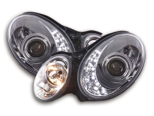 Dienos žibintas Mercedes E-Class W211 Y. 02-06 chromuotas