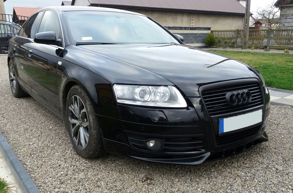 S Line Look Front Bumper Spoiler For A6 C6 4F 04-08