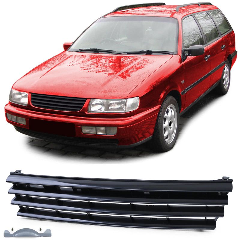 Sportinės grotelės be emblemos juodos spalvos, skirtos VW Passat 35i B4 93-97