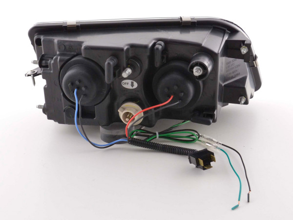Dienos žibintas Volvo S40/V40 tipo V metai 96-04 juodos spalvos