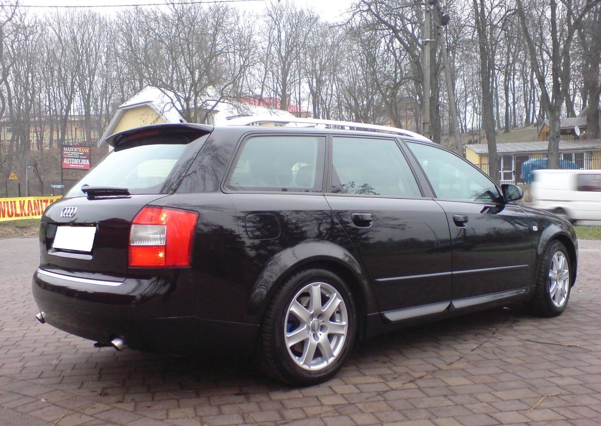 RS4 stiliaus galinis stogo spoileris A4 B6/B7 (8E) 2001-2008 Avant