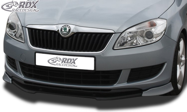 RDX priekinis spoileris VARIO-X SKODA Fabia 2 Typ 5J 2010+ (taip pat skirtas Roomster ir Praktik)