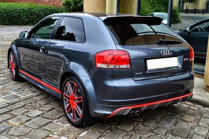 Audi a3 8p spoileris rs3 3d gt