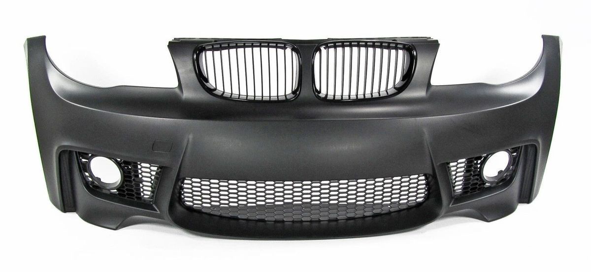 M1 Look priekinis bamperis BMW 1 ser 04-13 visiems modeliams + rūko žibintai