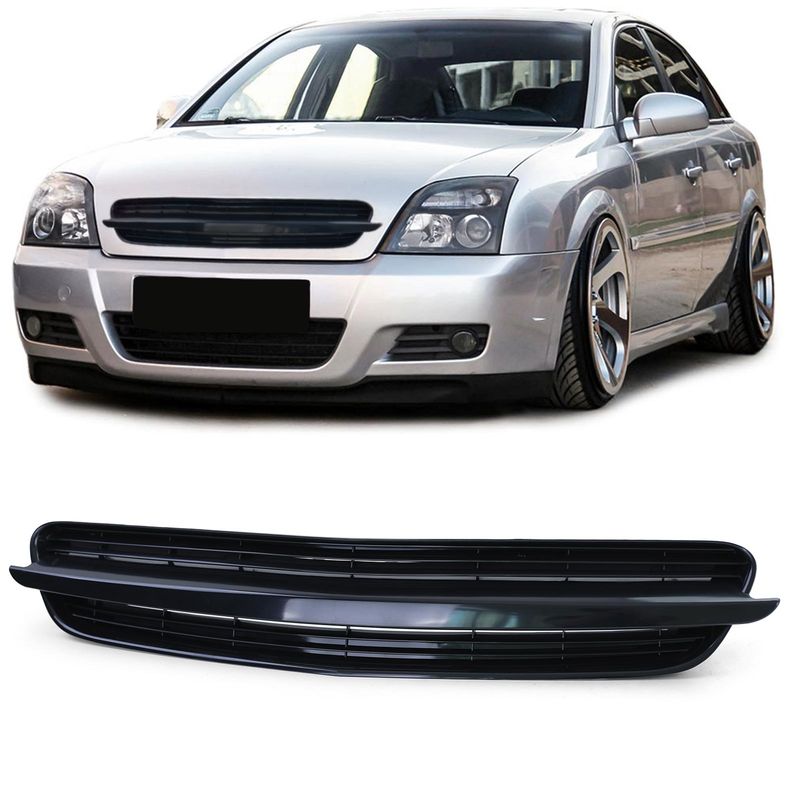 Priekinės juodos grotelės be ženklelių Opel / Vauxhall Vectra C / Signum 02-05