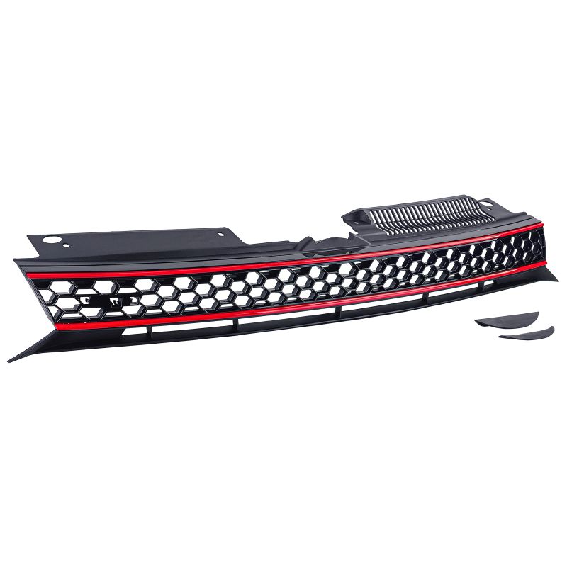 Korinės grotelės be emblemos Sport Look tinka VW Golf 6 taip pat GTI 08-13