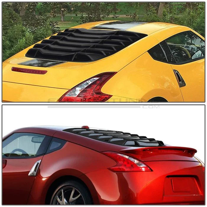 Juodos ABS plastikinės galinio lango žaliuzės Nissan 370Z