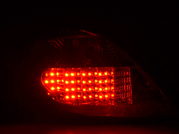 Chromuoti LED galiniai žibintai Opel Astra H 5 durų 2004-ųjų metų modeliui