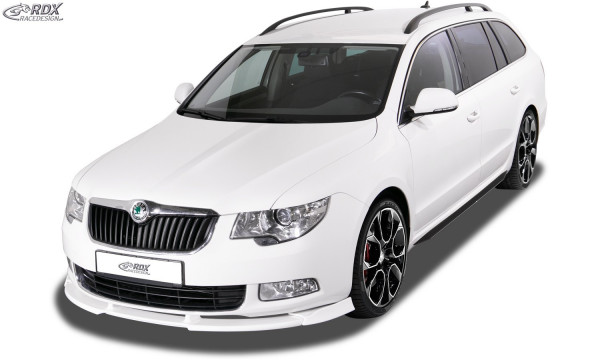 RDX priekinis spoileris VARIO-X SKODA Superb 2 (3T) 2008-2013 Priekinis lūpos skirstytuvas