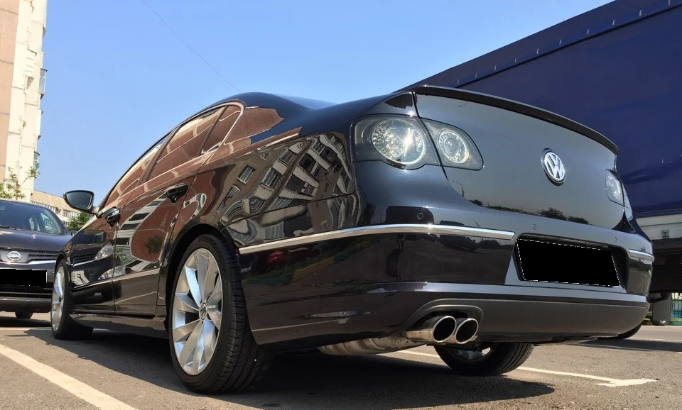Juodi rūkyti LED galiniai žibintai VW Passat B6 3C 05-10 sedanui / sedanui