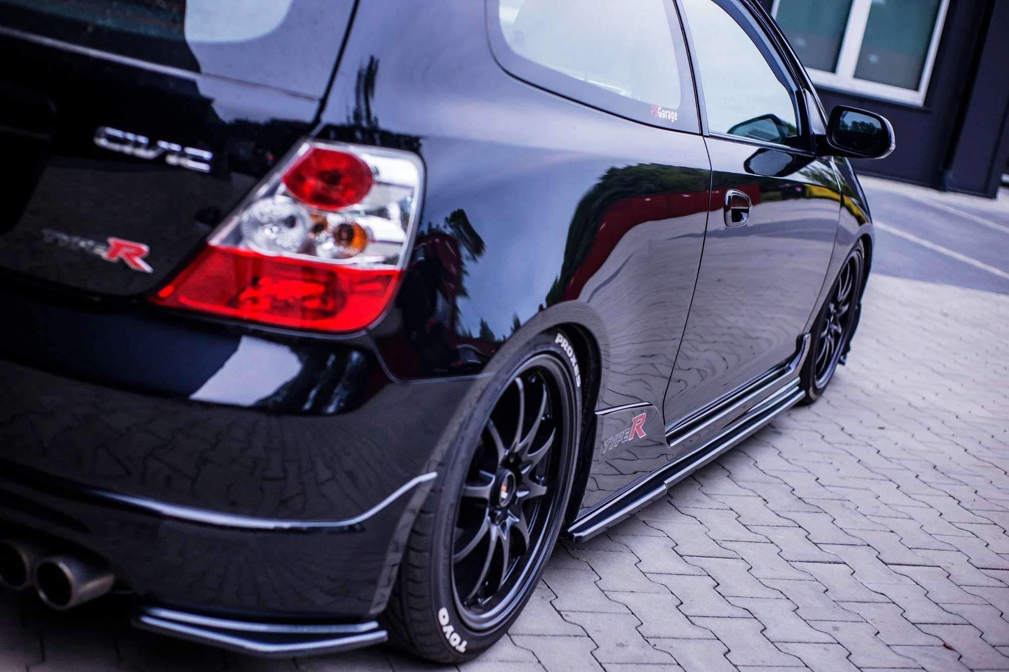 Šoninių slenksčių difuzoriai Honda Civic EP3 (MK7) Type-R/S Facelift modeliui