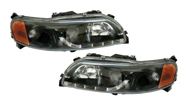 RETI JUODI DRL priekiniai žibintai Volvo S60 / V70 / XC70 2000-2004