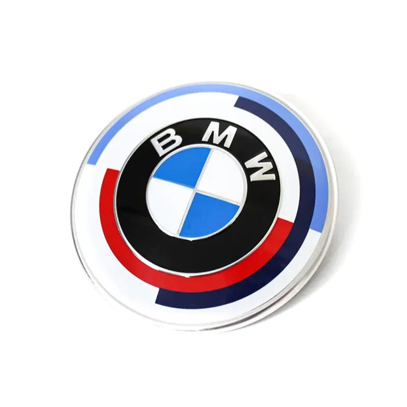 Originalus 50-mečio jubiliejaus M Power ženklelio lipdukas GAL / Bagažinės dangtis / Bagažinės emblema BMW G serijai