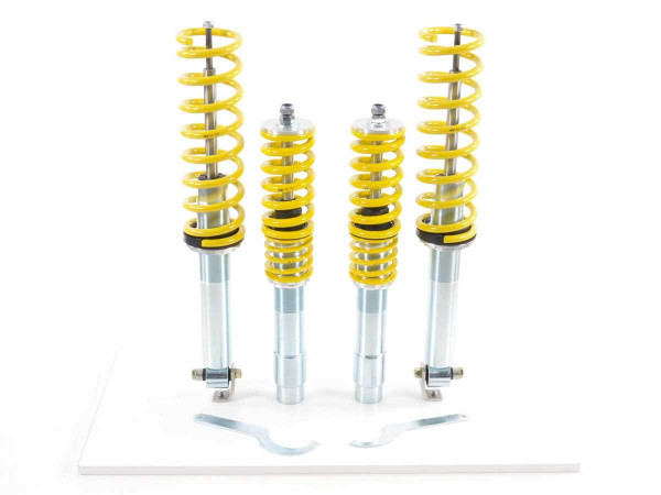 Coiloveriai AK Street BMW 5 serijos sedanui E39, 95–03 metai, be EDC/8 cilindrų.
