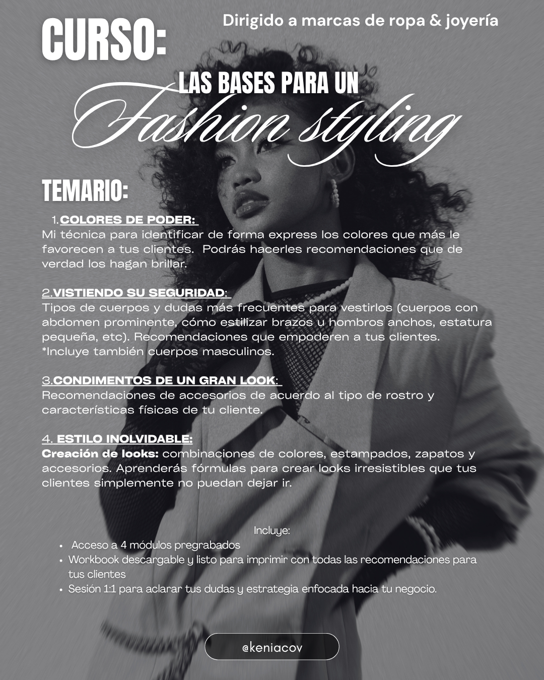 Curso: LAS BASES PARA UN FASHION STYLING