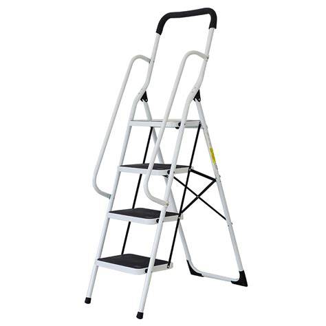 Foldable 5 Step Ladder with Handrail 