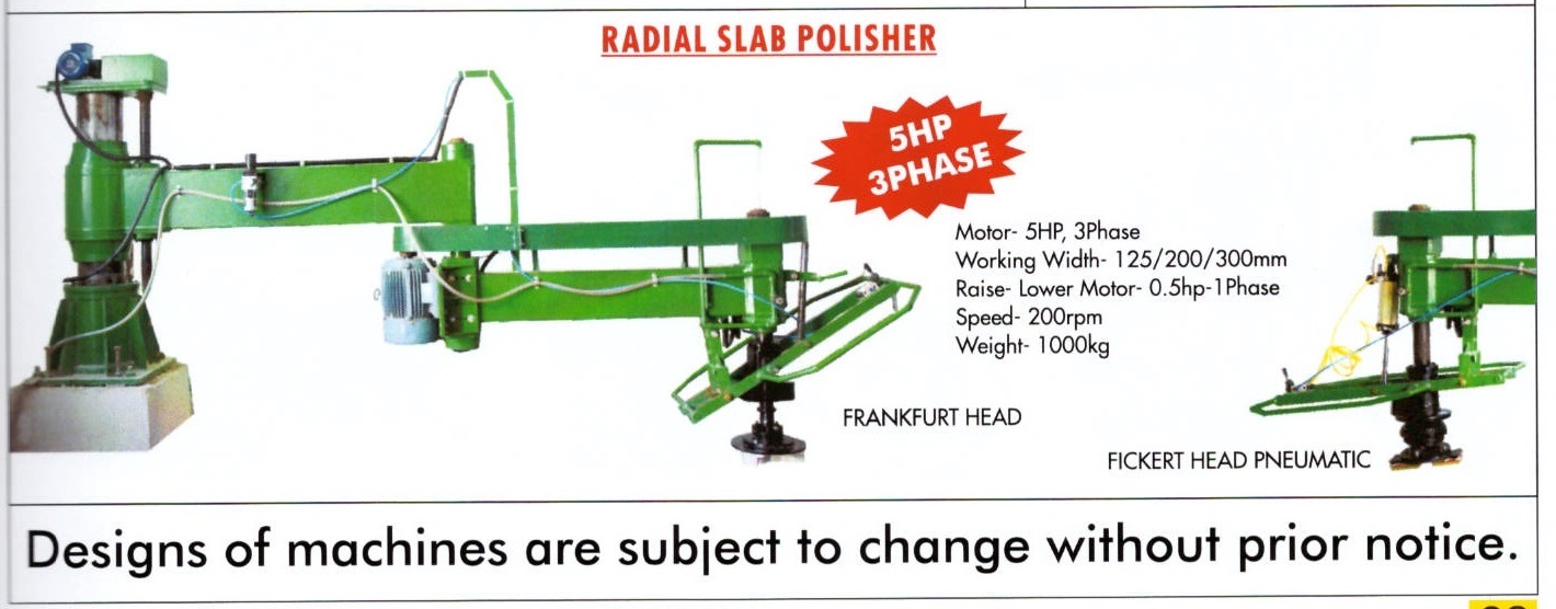 Radial Slab Polisher