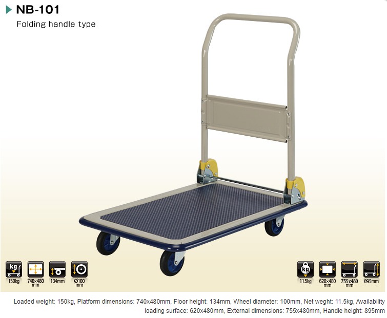 Folding Platform Trolley NB-101