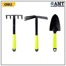 Deli Three piece shovel, hoe and  rake set 31cm.
