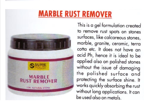 Marble Rust Remover