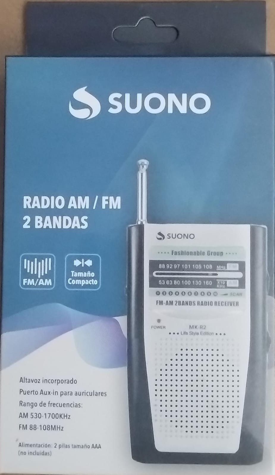 Radio AM/FM de 2 bandas SUONO