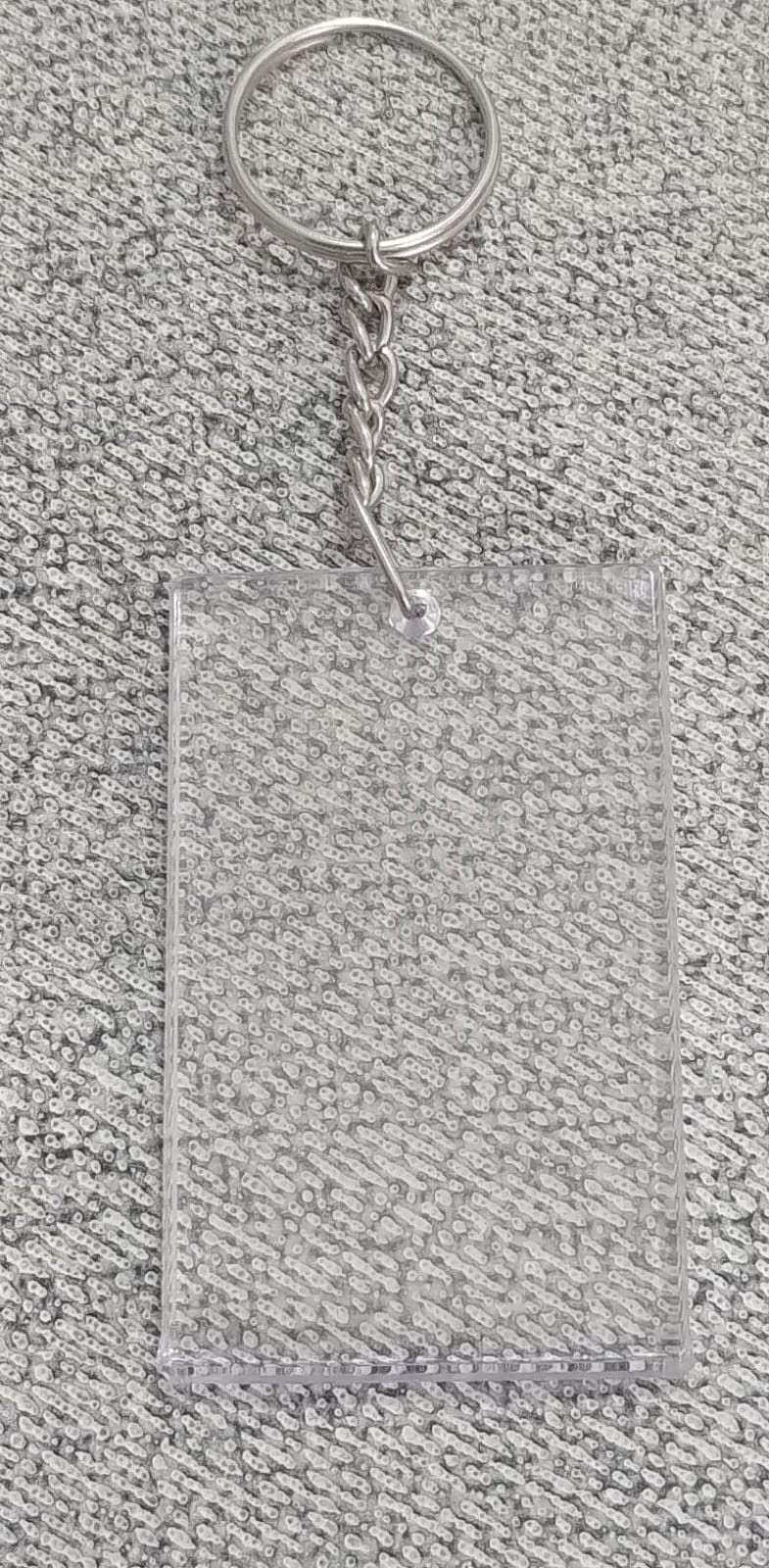 Llavero acrilico plegado 4x6cm (x10 unidades)