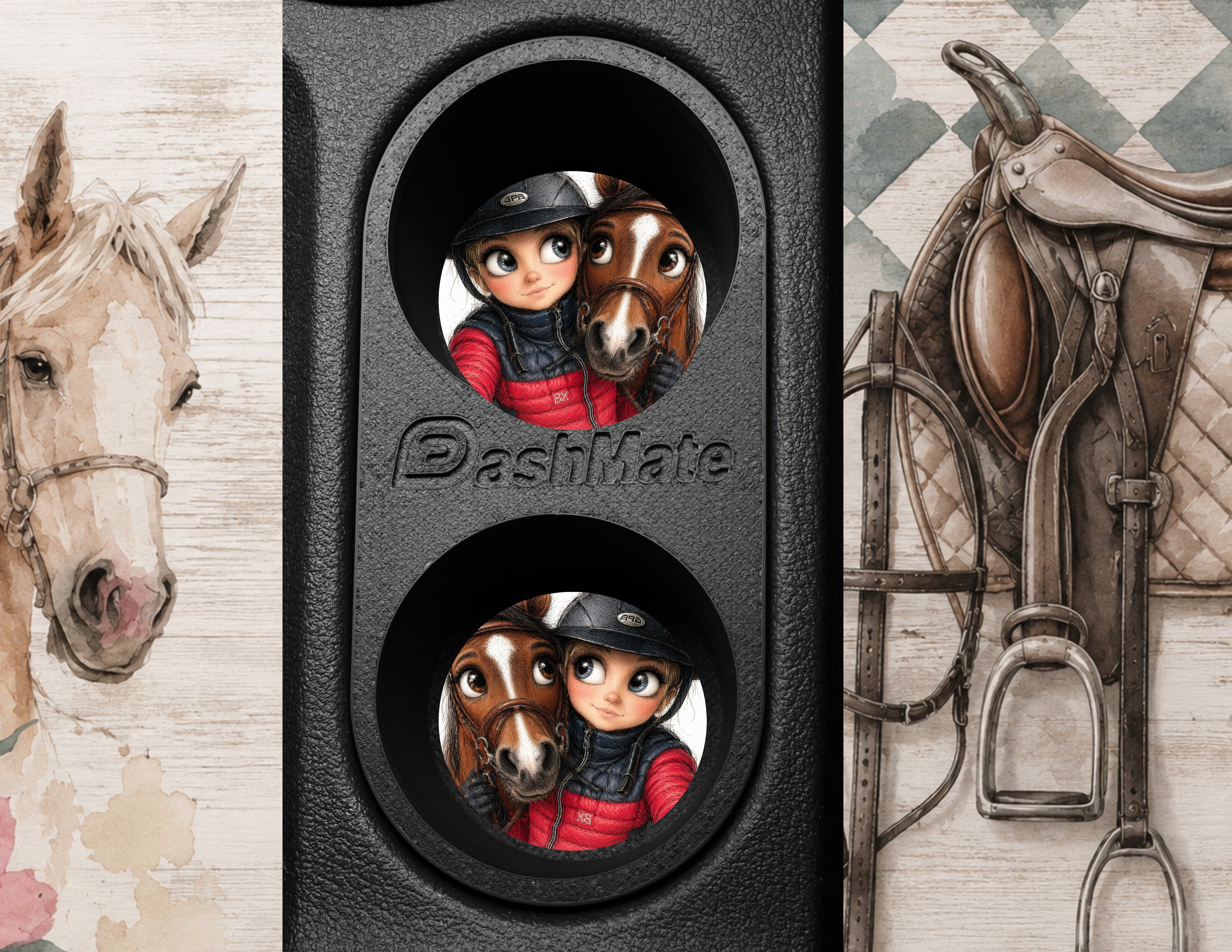 Equestrian DashMate Cup Holder Insert