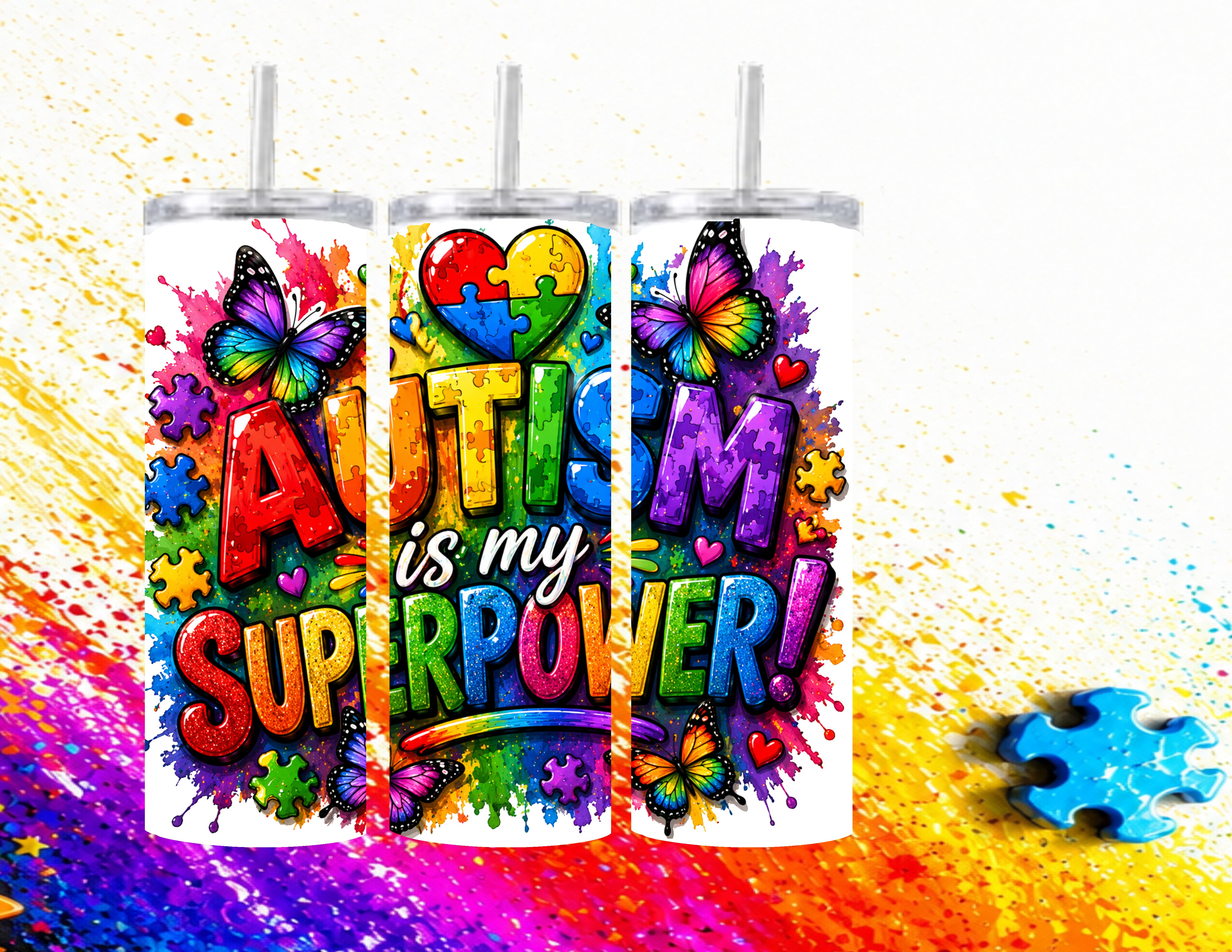 Autism Superpower Tumbler