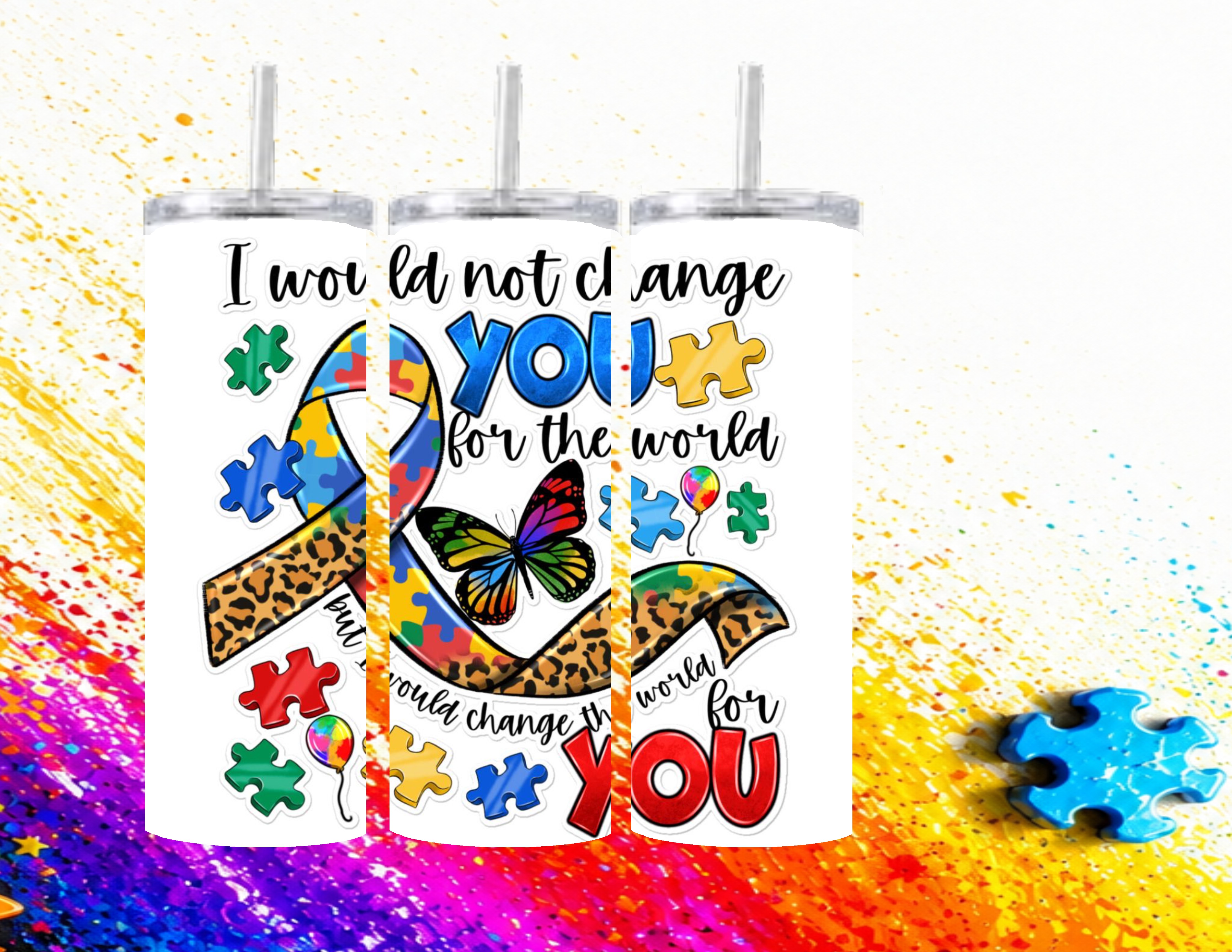 Autism Awareness Tumbler