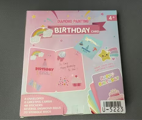Diamond Art Painting Birthday Cards *BRAND NEW*