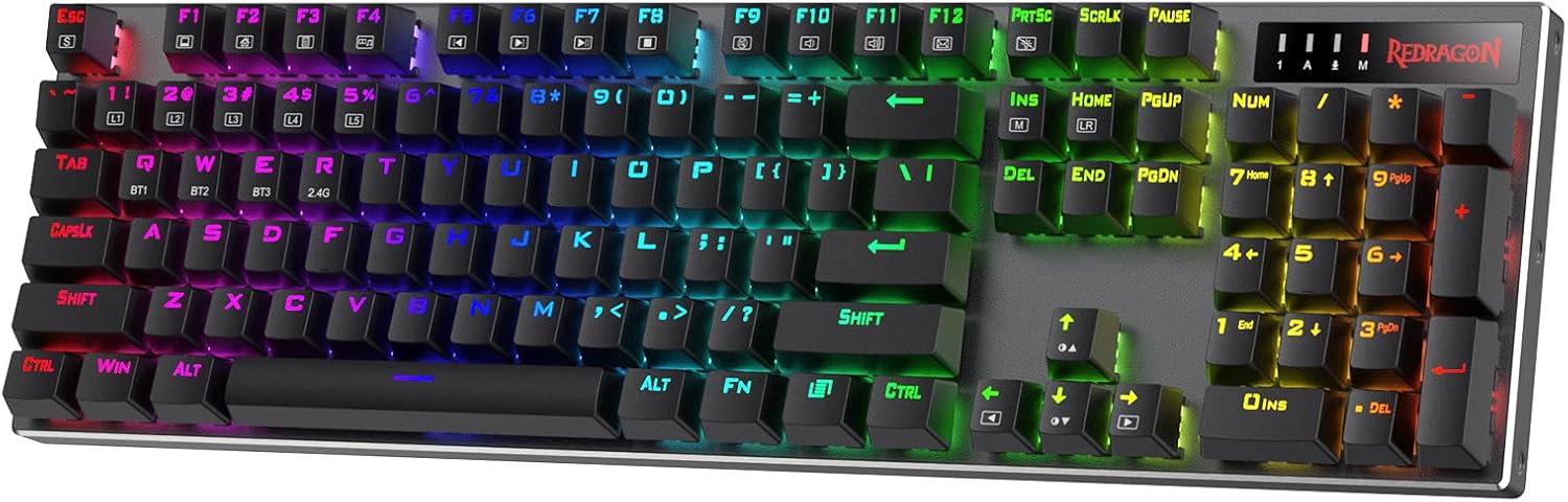 VATA Red Dragon Hot Swappable Mechanical Keyboard