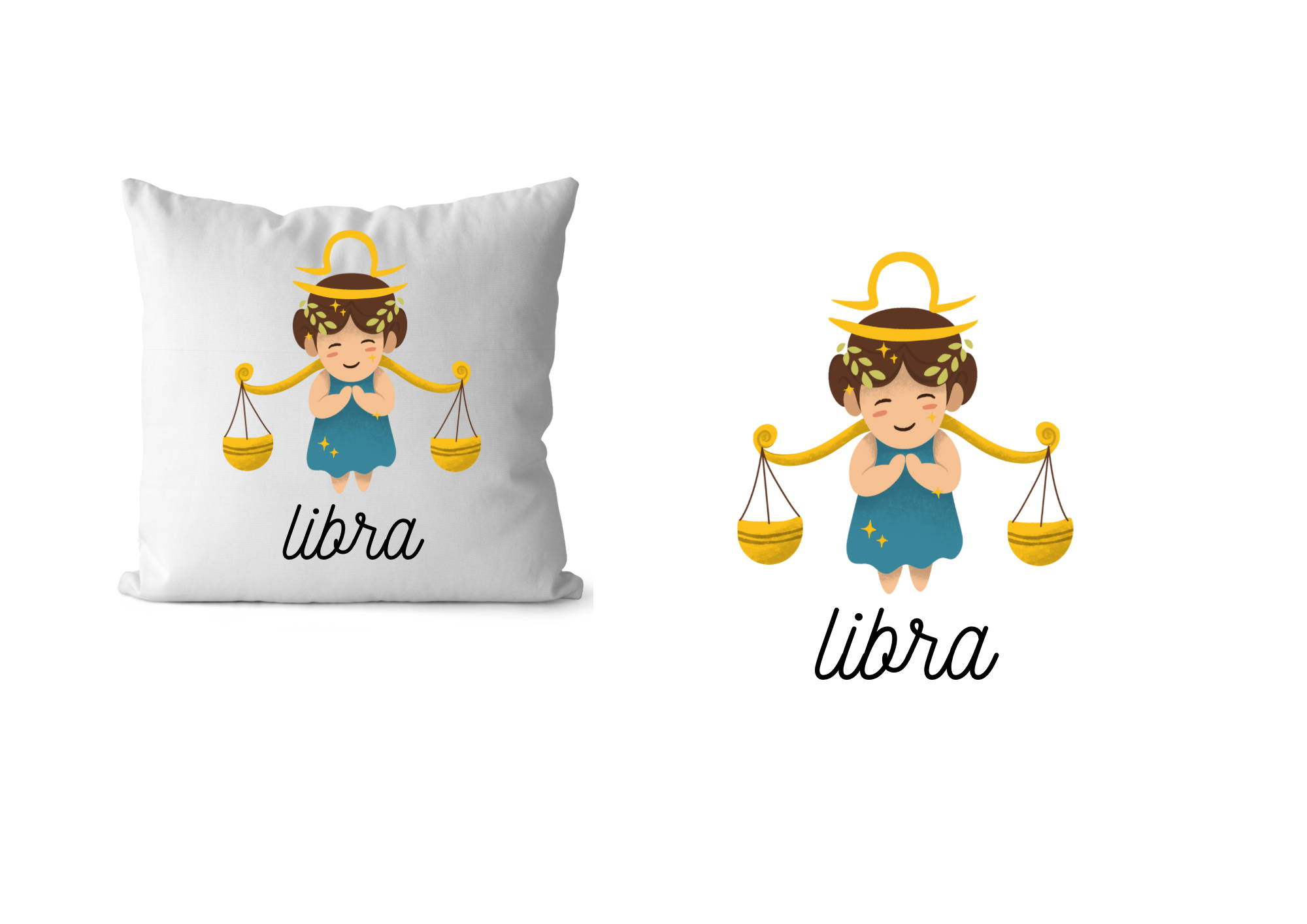 Cojín signo Libra