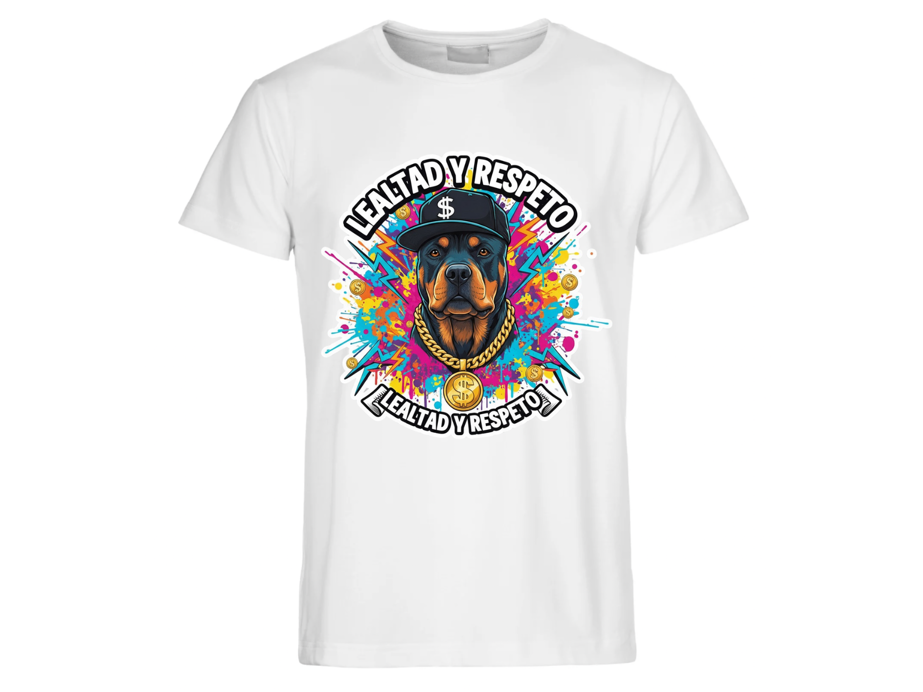 Camiseta estampada con perro