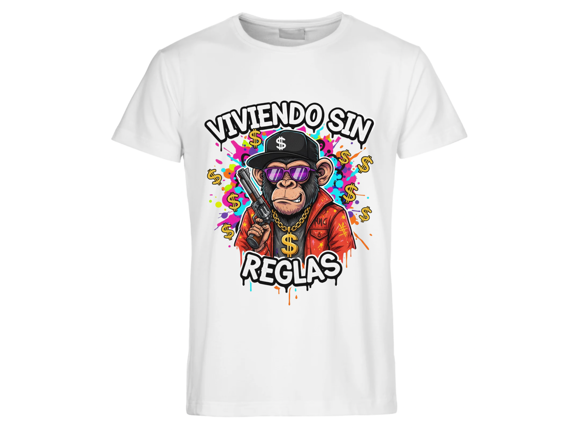 Camiseta 'Viviendo sin reglas'