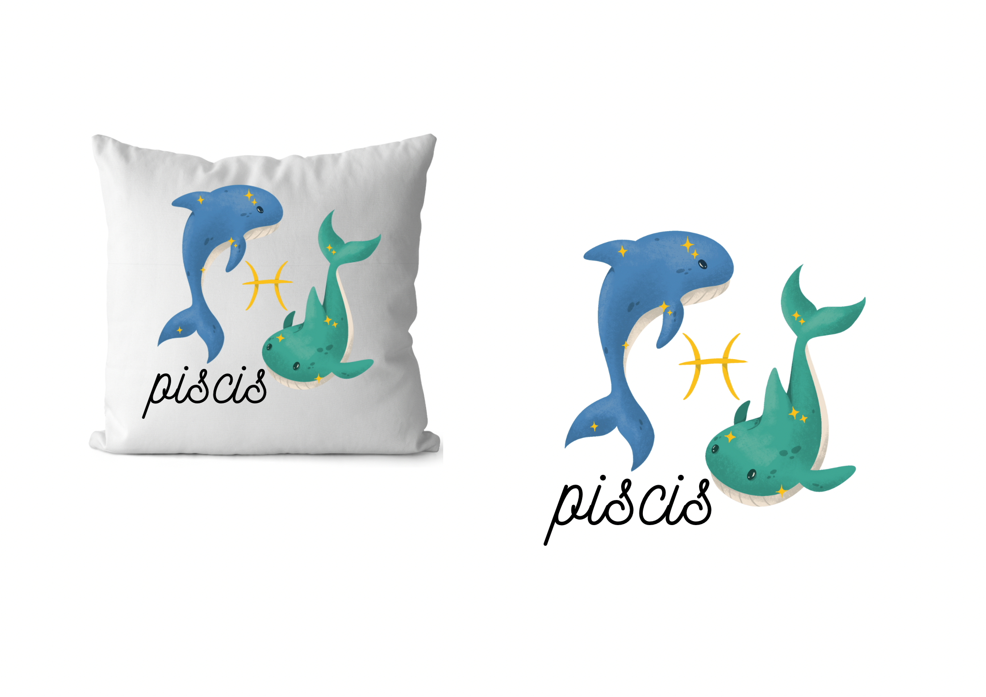 Cojín signo Piscis