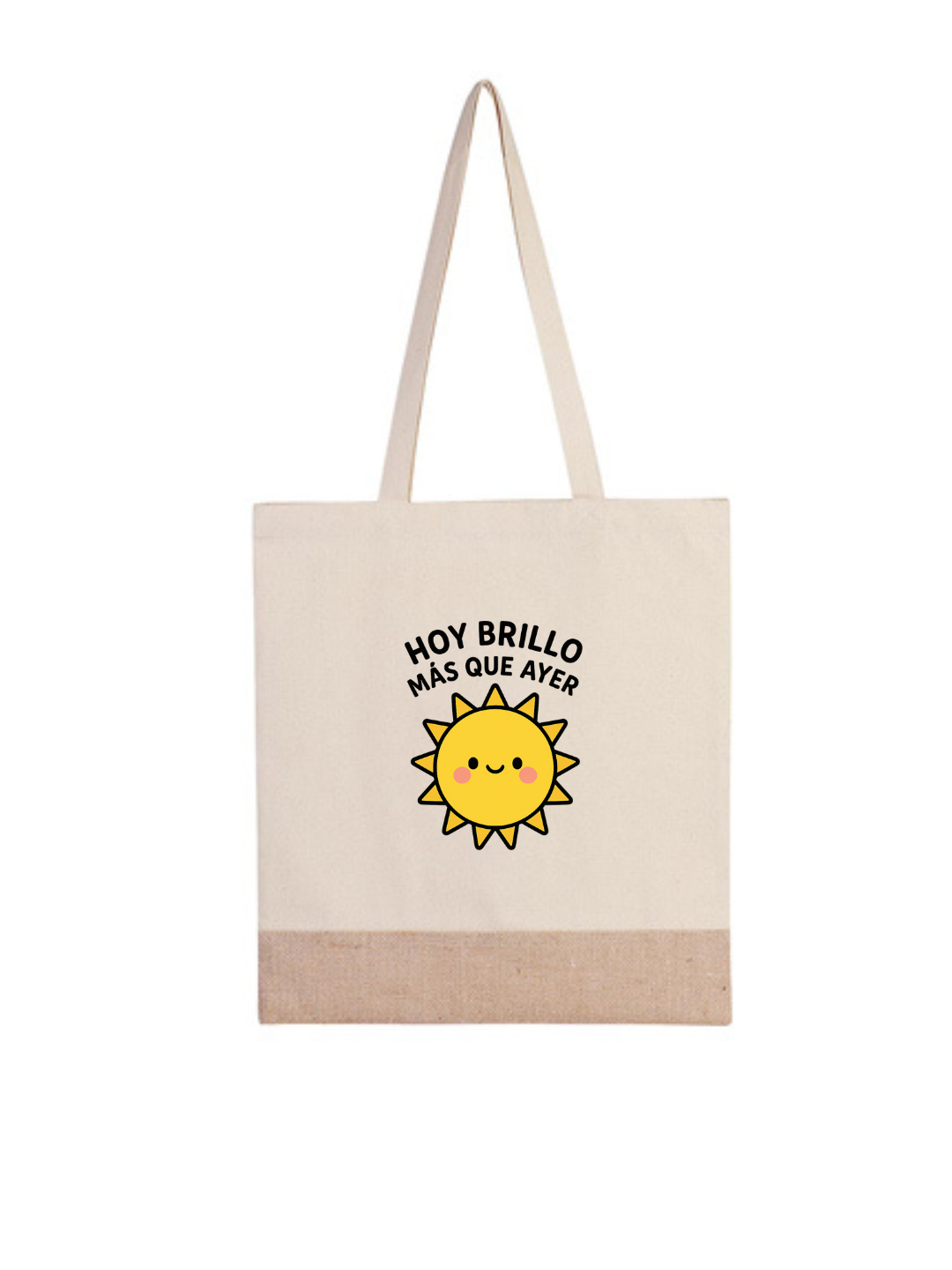 Bolsa ecológica con diseño de sol