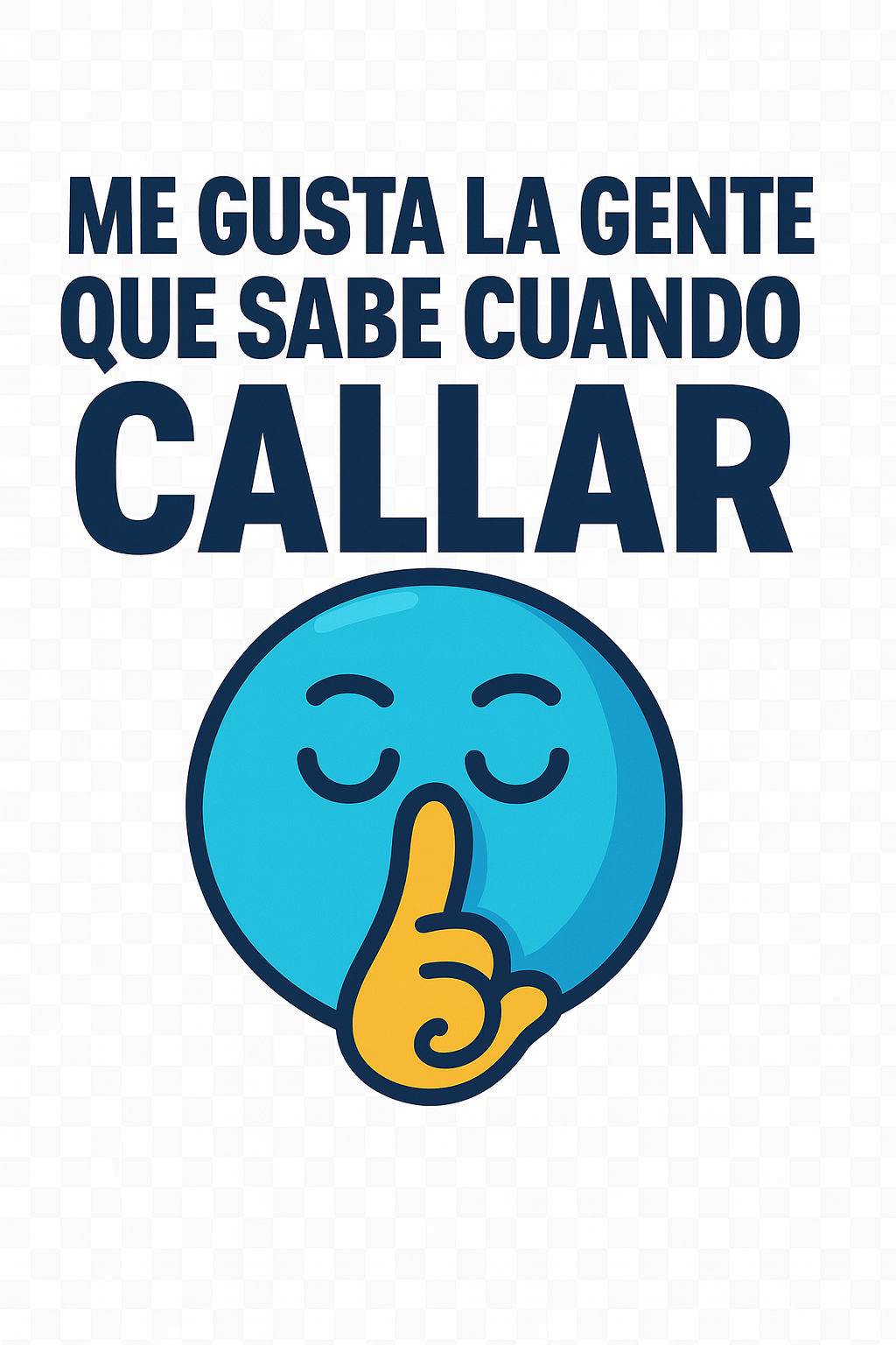 Camiseta 'Me gusta la gente que sabe cuando callar'