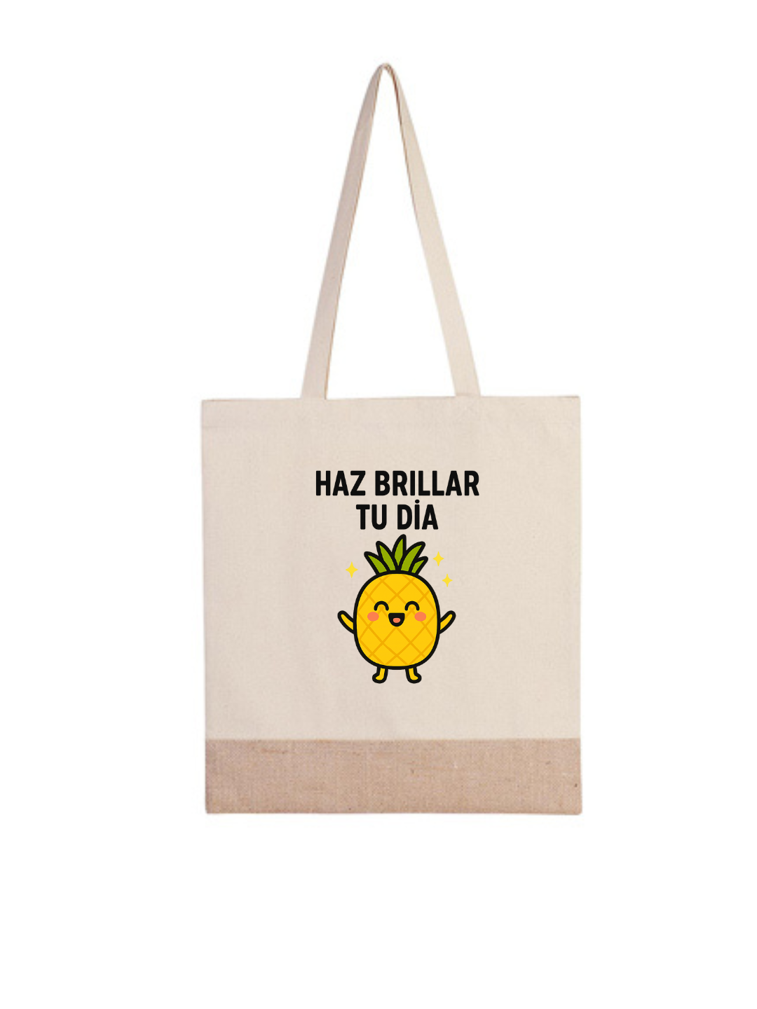 Bolsa de tela con piña