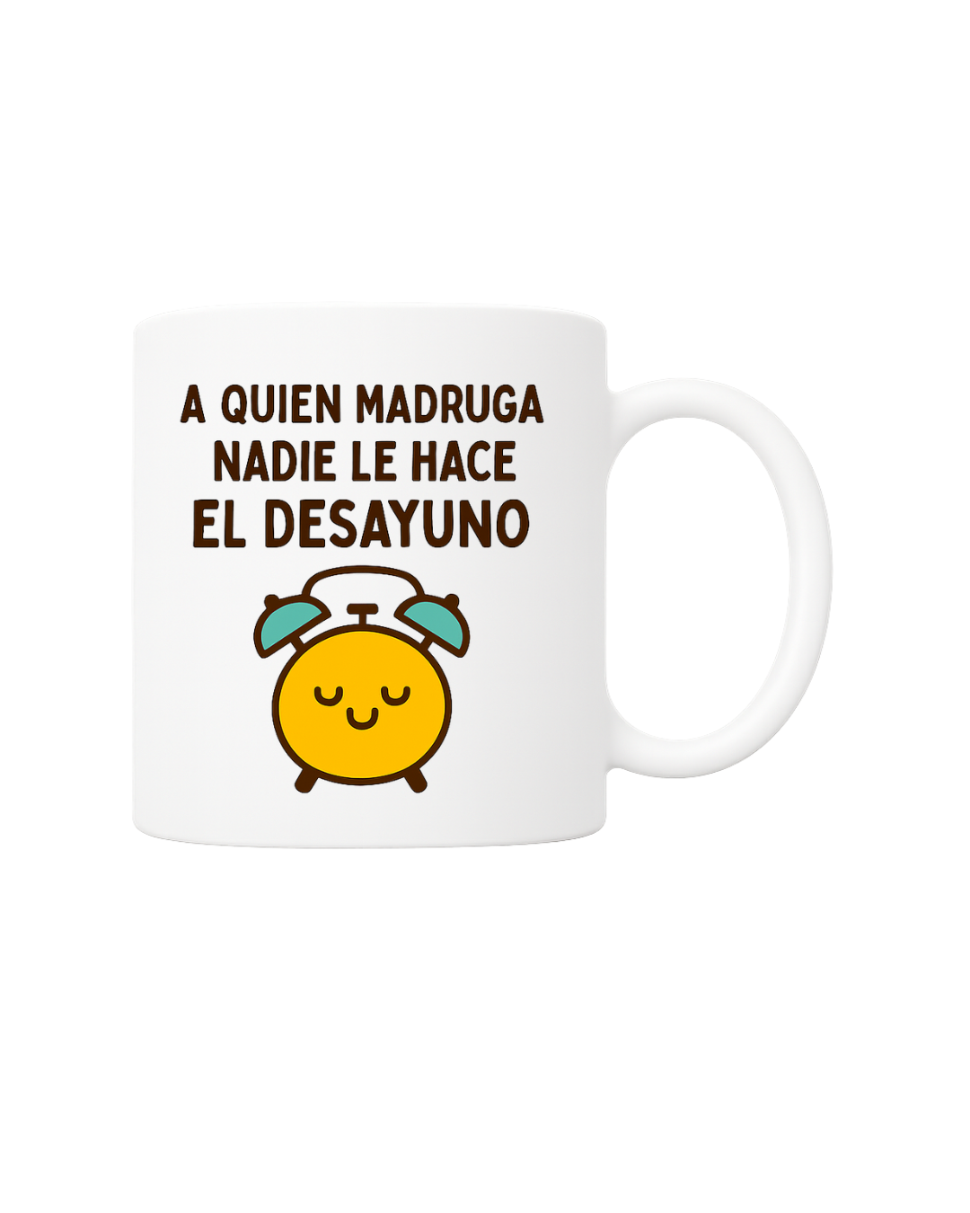 Taza de desayuno divertida