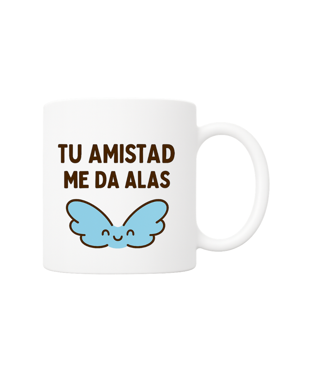 Taza 'Tu amistad me da alas'