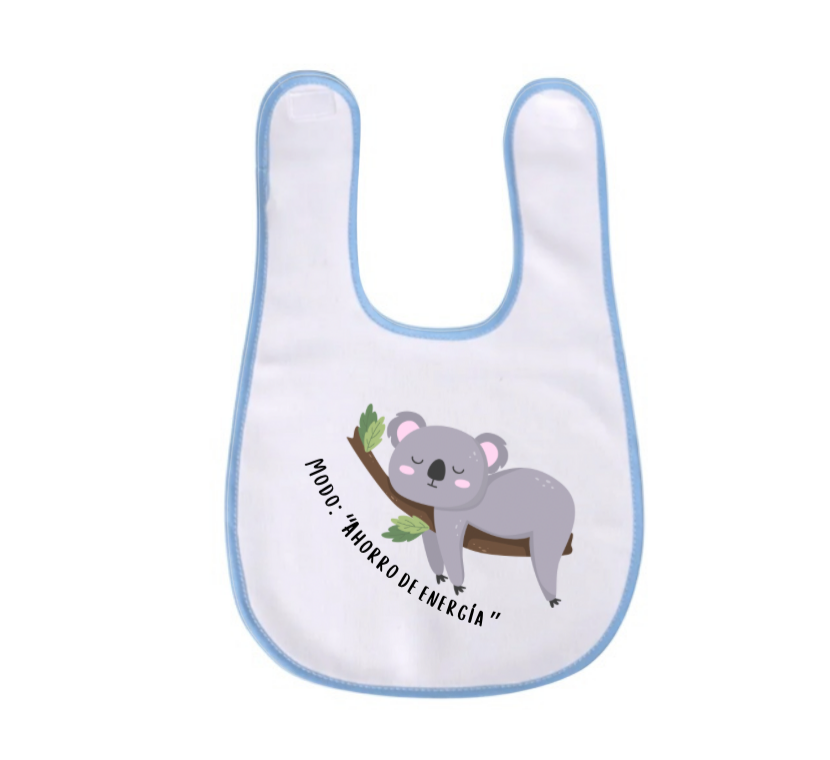 Babero infantil con koala