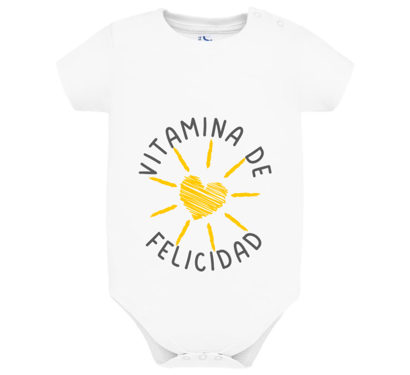 Body de bebé 'Vitamina de felicidad'